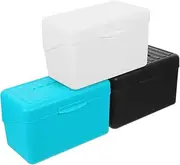 OFFSCH Versatile Note Pad Storage Box Flash Cards Sturdy Plastic Index Card Case for School Office