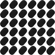 36 Pcs Lapel Microphone Windscreen Windsock Mini Mic Foam Cover Headset Microphone Pads Wind Protection Mic Noise Reduction Foam