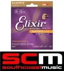 3x ELIXIR 11-52 STRING SET PHOSPHOR BRONZE ACOUSTIC GUITAR STRINGS LIGHT 16027