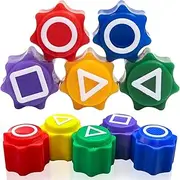 Korean Game, 10 Pieces Traditional Hand Game with Colourful Stones, Perfect Mini Game for Children and Adults, Ideal for Fun Hours and Coordination Training