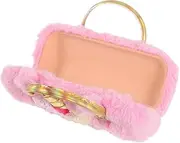 [Healeved] Cute Plush Unicorn Glasses Case for Adorable Eyeglasses Holder with Handle for Lightweight Protective Travel Case with Unique Design