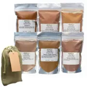 Organic Indian Spices 6 Pack: Curry, Tikka, Tandoori, Chaat, Chai & Garam Masala