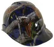 Hydro Dipped HArd Hat Ridgeline Cap Style Custom Dark Blue Vista Camo