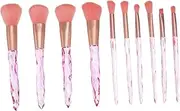 FOYTOKI Makeup Brush Set 10pcs Set for Foundation Eyeliner Blush Safe Easy to Clean