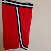 AND1 Mens Basketball Short Size Small Sideline Short,Chinese Red,Black ,White.