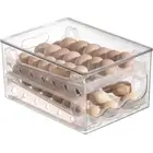 Slide Eggs Storage Box Egg Holder Container Refrigerator Drawer Stackable9510