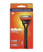 Gillette Fusion5 Razor Handle With Blades Refill 2 Pack