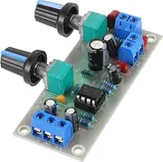 CIMAXIC Subwoofer Preamp Board Preamp Bass Low Low Pass Board Speaker Subwoofer Amplifier Stereo Module Volume Control Mini Amp Audio Amplifier Parts Random Color