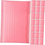 HOODANCOS 100pcs Bubble Seal Bag Plastic Mailers Padded Mailer for Small Business Earring Packaging Shipping Envelopes