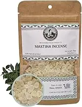 Mastiha Incense Resin Tears – Pure Mastika Tree Resin for Incense Burners | Frankincense Resin from Chios for Aromatherapy, Meditation, Relaxation, and Spiritual Cleansing | Premium Home Fragrance