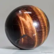 26g26mm Red Tiger Eye Sphere Crystal Ball Natural Quartz Healing Gemstone Chakra