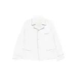 [Prada] Prada Piped-trim Jacket 40 IT WHITE