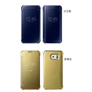 三星 鏡面 智能 透視感應 皮套 手機套 手機殼 S6 s6 edge plus + 原廠 款 samsung