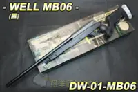 在飛比找Yahoo!奇摩拍賣優惠-【翔準軍品AOG】WELL MB06(黑) 狙擊槍 手拉 空