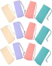 Generic 16pcs Soap Net Storage Exfoliating Soap Bags Soap Bar Tote Kitchen Sink Shampoo Bar Lid Drain Foaming Soap Holder Wall Dish Soap Soap Bar Soap Base Body Soap Pe
