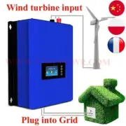 New Wind Power Grid Tie Inverter With Limiter /dump Load Controller 2000w 1000w
