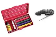 Lansky Professional Sharpening System - 5 Stone - LKCPR + Lansky Sharpening Kit PS-MED01 Bundle