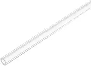 sourcing map Acrylic Pipe Rigid Round Tube Clear 3 mm ID 6mm OD 305mm for Lamps and Lanterns,Water Cooling System
