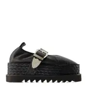 Thick soled ballet shoes 38 Black