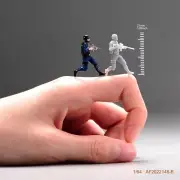 Resin 1/64 Unpaint Stormtrooper SWAT Police Scene Prop Figure Diorama Miniature