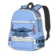 a144 Cartoon Stitch Backpack Large Capacity Lightweight Travel Unisex Waterproof Backpacks For Men Women Gne144