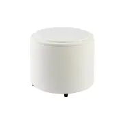 Charlie Kids Furniture Ottoman Storage Toy Box Organisers - White - White