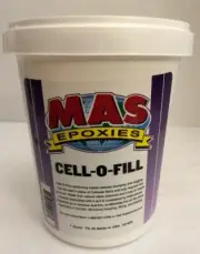 MAS Epoxies Cell-O-Fill 1 Quart Container-MADE IN USA-RARE-BRAND NEW-SHIPS N 24H