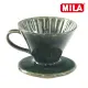【MILA】日本製 織部燒 咖啡濾杯01-匠織部釉(織部燒手工精製)