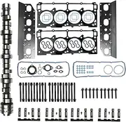 HEMI MDS Lifter Camshaft Cam Kit & Head Gaskets Set Fits for 2009-2015 Challenger Dodge Ram 1500 Durango 5.7L 5.7 V8 Replace 53022263AF 53021726AD 53022372AA HS54418