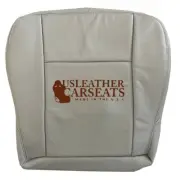 2003 to 2007 Cadillac CTS DRIVER Bottom Leather Seat Cover Gray (for: Cadillac)