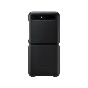 Samsung Galaxy Z Flip Leather Case (Brand New) - Black Brand New