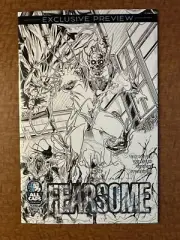 FEARSOME #1 PREVIEW BOOK - Rare LINE ART Variant! (Comicsgate) NM+
