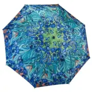 Galleria Enterprises Van Gogh Irises Reverse Close Folding Umbrella