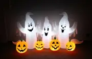 6 Foot Halloween Inflatable Party Blowup Yard Decoration Ghosts Pumpkins Patch