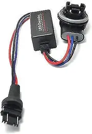 3157 4157 Load Resistor Canceller Decoder for Switchback LED Turn Signal Light Durable，Long Life (Color : Black)