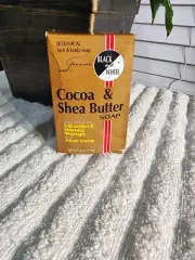Black and White Cocoa & Shea Butter Soap 6.1 oz