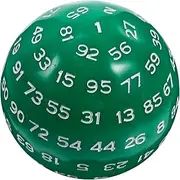 UPKOCH Sided Acrylic Dice Number Dice Prop for Party Games Small Portable Gaming Accessory for Gatherings and Rpgs Fun for Family Entertainment