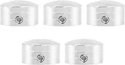 HDBUBALUS Rear Sprocket Bolts Flat Bolt Cap Cover Kit For Harley Softail Fatboy Breakout 93-2017 Touring Road King Street Glide Sportster 883 XL1200 04-2021 Chrome