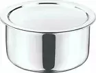 Vinod Platinum Triply Stainless Steel Tope 20 cm 3.5 L With Lid Induction Base