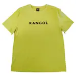 KANGOL 英國袋鼠立體膠印胸前大LOGO字樣草綠男女短T KAORACER NO.6225102474