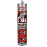 Soudal 121968 T-Rex Power Fast Grab 290ml SMX(R) Polymer Sealant Adhesive Bright White