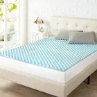 Queen Swirl Gel Cooling Memory Foam Mattress Topper Certipur Us Certified