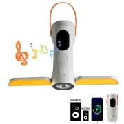 Foldable Camping Light Rechargeable Lantern with 2 Bluetooth Speakers,10000mA...