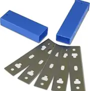 Professional Replacement Window And Glass Scraper Blades 4" 5 Blade
