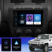 9" Android 11.0 Stereo Radio GPS Navi For Hummer H3 2005-2011 Built-in Carplay