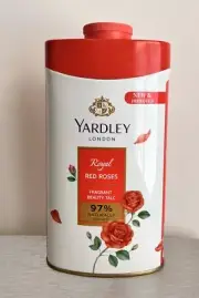 Yardley London ROYAL RED ROSES FRAGRANT BEAUTY TALC BODY POWDER 250G