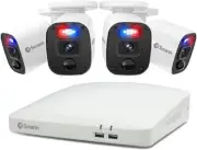Swann Home DVR Enforcer Security System with 1TB HDD, 8 Channel 4 Cam, 1080P HD