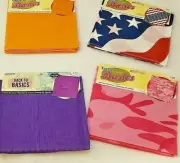 BackToBasics Various Patterned 22" Cotton Bandannas/Crafting Squares - up to 45"
