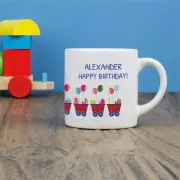 Birthday Train Personalised Children's Mug