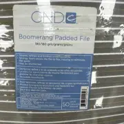 CND Boomerang Padded File - 50 Pack- C11052